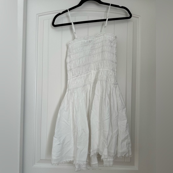 NWT Rita Ora X Primark White Button Front Dress Mini Stretchy Top Size XS - Picture 4 of 9